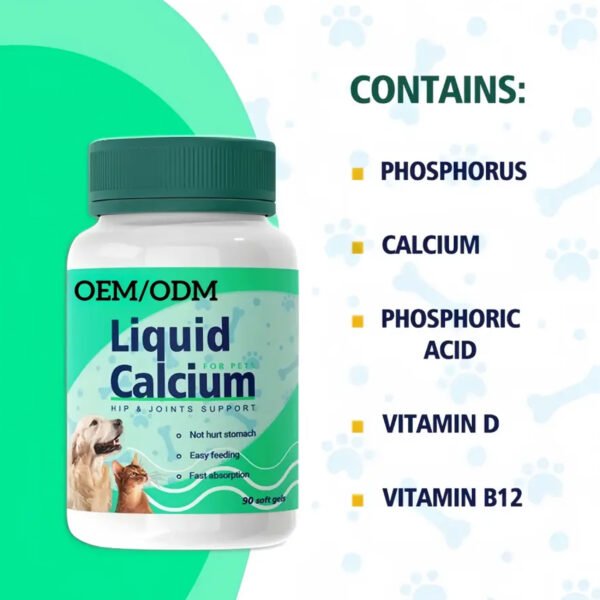 PET Liquid Calcium Soft Capsules - Image 3